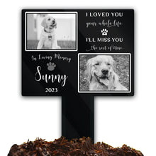 Pet Custom Acrylic Grave Marker, product photo 9 of 10