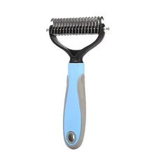 Pet Deshedding Brush in L-Blue