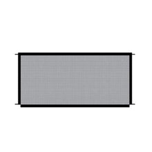 Black mesh pet barrier for doorways