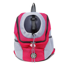 Pet Dog Carrier Backpack in Rose Red
