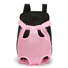 Pet Dog Carrier Mesh Backpack in Pink