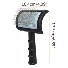Pet Dog Hair Removal Grooming Brush for Cats & Dogs in Black (Large)