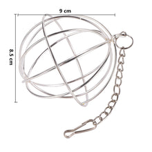 Pet Exercise Hanging Hay Ball in Stainless steel 1