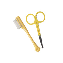 Pet Facial Cleaning Comb in Yellow Set