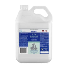 Pet Flea Shampoo for Itch Relief on a white background