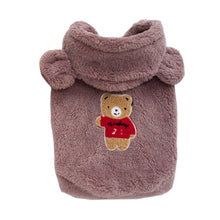 Pet Fleece Winter Hoodie in Purple