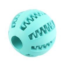 Pet Food Treat Feeder Toy Ball in Blue
