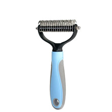 Pet Hair Removal Comb in Blue Large