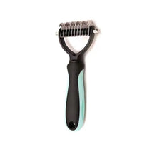 Pet Hair Removal Comb in Blue Small