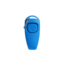 bue color dog whistle and clicker