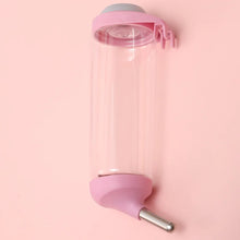 Plastic Water Dispenser for Small Pets in Pink