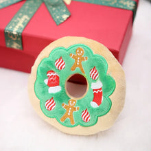 Alternate view of the Plush Christmas Circle Pet Toys