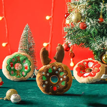 Plush Christmas Circle Pet Toys, product photo 3 of 8
