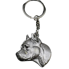Popular Embossed Bull Terrier Necklace and Keychain