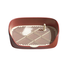 Portable Dog Potty Pan Litter Box in Red S