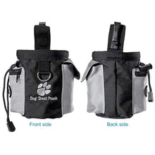 Portable Dog Treat Bag for Training in Black