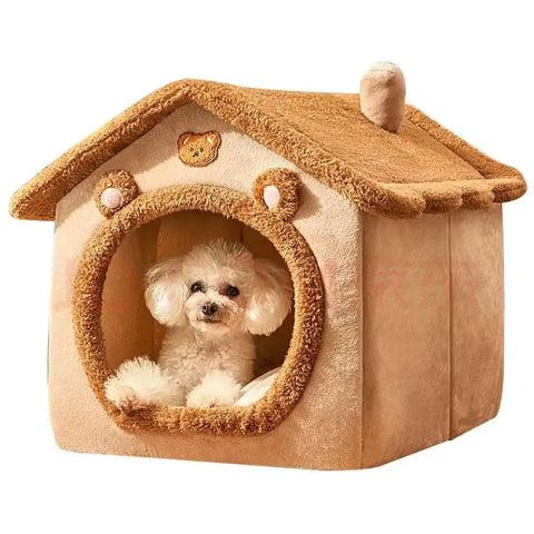 Portable Indoor Pet House in Yellow