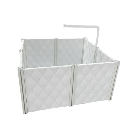 puppy playpen on a white background