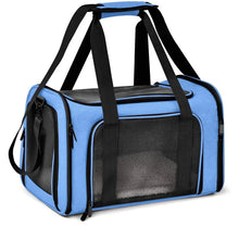Portable Soft Shell Pet Carrier in Blue