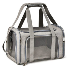 Portable Soft Shell Pet Carrier in Grey