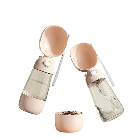 Portable Water Bottle & Food Dispenser