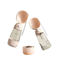 Portable Water Bottle & Food Dispenser