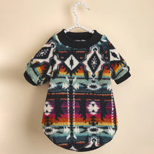 Printed Dog Hoodie in Black