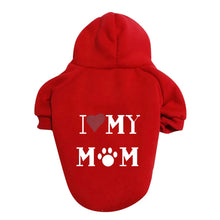 Printed Dog Sweaters in Red