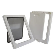Privacy Protection Flap Gate for Pets in White