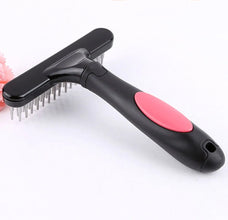 Professional Dog Grooming Rake in Pink