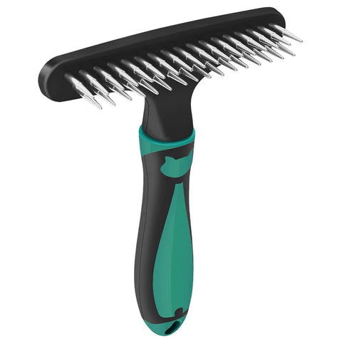 Professional Pet Grooming Brush in Green