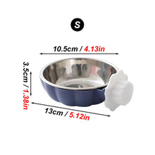 Pumpkin Shaped Hanging Food & Water Bowl, product photo 3 of 10