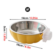 Pumpkin Shaped Hanging Food & Water Bowl, product photo 6 of 10