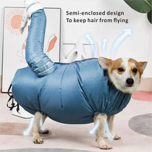 Rabbit Bath Hair Drying Bag in Sky Blue