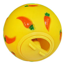 Rabbit Treat Ball Slow Feeder in Yellow