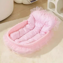 Real Mattress Pet Bed Pastel in Pink