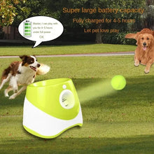 ball launcher with 2 dogs playing on the background