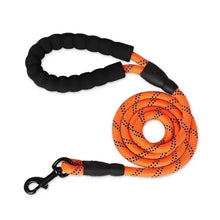 Reflective Dog Leash in Orange