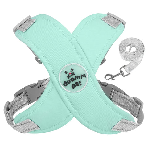 Reflective Pet Chest Strap Vest Harness in Green