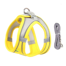Reflective Pet Harness for Pets in Yellow