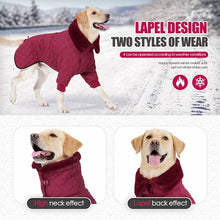 Reflective Winter Dog Puffer Coat, product photo 10 of 12