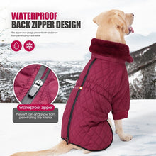 Reflective Winter Dog Puffer Coat, product photo 11 of 12