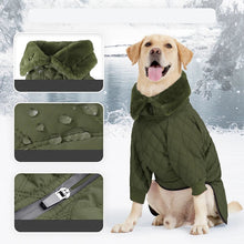 Reflective Winter Dog Puffer Coat, product photo 5 of 12