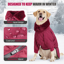 Reflective Winter Dog Puffer Coat, product photo 9 of 12