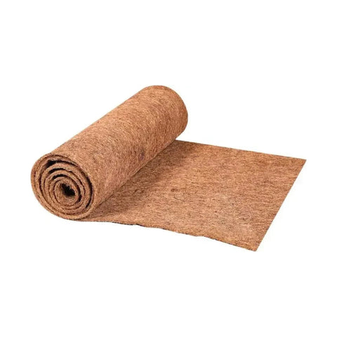 Rolled natural coconut fibre reptile mat