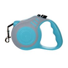 Retractable Dog Leash in Blue Grey