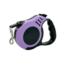 Retractable Dog Leash in Purple