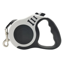 Retractable Pet Leash in White