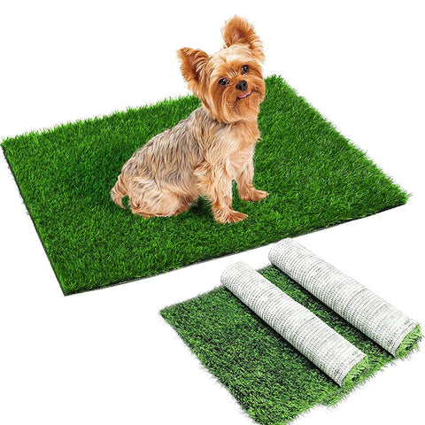 Reusable Pet Training Lawn in Army Green