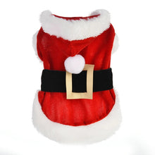 Santa Christmas Costume for Pets in Red